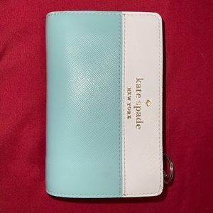 Turquoise and White Kate Spade Wallet